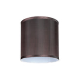 # 31055 Transitional Hardback Drum (Cylinder) Shape Spider Construction Lamp Shade in Brown Fabric, 8" wide (8" x 8" x 8")