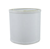# 31058 Transitional Drum (Cylinder) Shaped Spider Construction Lamp Shade in White, 8" wide (8" x 8" x 8")