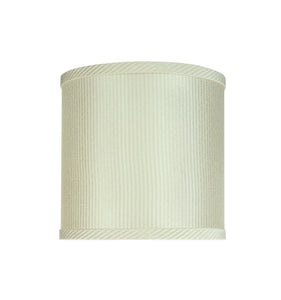 # 31059 Transitional Drum (Cylinder) Shaped Spider Construction Lamp Shade in Off White, 8" wide (8" x 8" x 8")