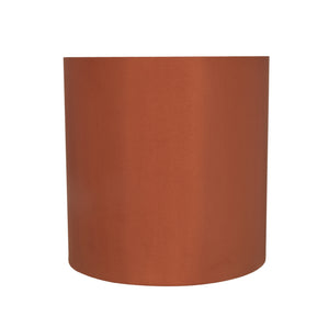 # 31063 Transitional Drum (Cylinder) Shaped Spider Construction Lamp Shade in Redwood, 8" wide (8" x 8" x 8")