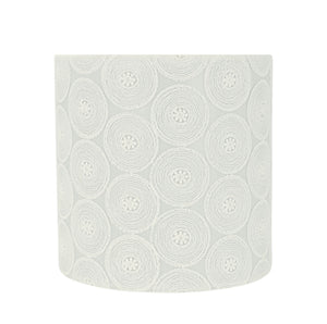 # 31064 Transitional Drum (Cylinder) Shaped Spider Construction Lamp Shade in White, 8" wide (8" x 8" x 8")