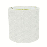 # 31064 Transitional Drum (Cylinder) Shaped Spider Construction Lamp Shade in White, 8" wide (8" x 8" x 8")