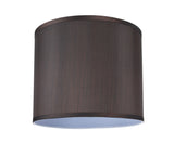 # 31086  Transitional Drum (Cylinder) Shaped Spider Construction Lamp Shade in Black , 12" wide (12" x 12" x 10")