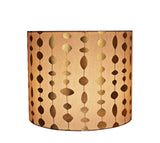 # 31097 Transitional Drum (Cylinder) Shaped Spider Construction Lamp Shade in Beige, 12" wide (12" x 12" x 10")