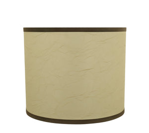 # 31098 Transitional Drum (Cylinder) Shaped Spider Construction Lamp Shade in Beige, 12" wide (12" x 12" x 10")