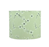 # 31102 Transitional Drum (Cylinder) Shaped Spider Construction Lamp Shade in Light Green, 12" wide (12" x 12" x 10")