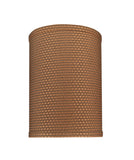 # 31115 Transitional Hardback Drum (Cylinder) Shaped Spider Construction Lamp Shade in Brown, 8" wide (8" x 8" x 11")