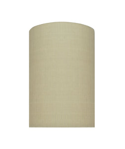 # 31119 Transitional Hardback Drum (Cylinder) Shaped Spider Construction Lamp Shade in Yellowish Brown, 8" wide (8" x 8" x 11")