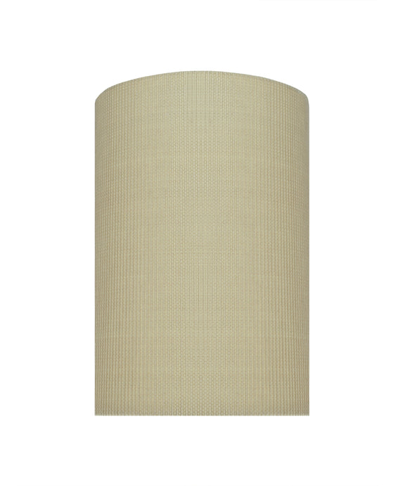 # 31119 Transitional Hardback Drum (Cylinder) Shaped Spider Construction Lamp Shade in Yellowish Brown, 8