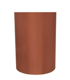 # 31125 Transitional Drum (Cylinder) Shaped Spider Construction Lamp Shade in Redwood, 8" wide (8" x 8" x 11")