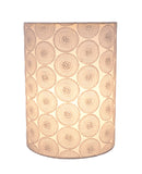# 31126 Transitional Drum (Cylinder) Shaped Spider Construction Lamp Shade in White, 8" wide (8" x 8" x 11")