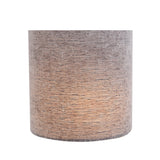 # 31191 Transitional Drum (Cylinder) Shaped Clip-On Construction Lamp Shade in Grey, 5" wide (5" x 5" x 5")