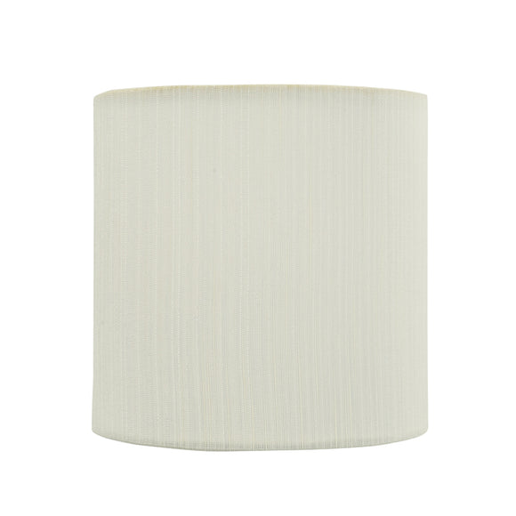 # 31192 Transitional Drum (Cylinder) Shaped Clip-On Construction Lamp Shade in Eggshell, 5