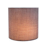 # 31193 Transitional Drum (Cylinder) Shaped Clip-On Construction Lamp Shade in Grey & Black, 5" wide (5" x 5" x 5")