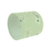 # 31197 Transitional Drum (Cylinder) Shaped Clip-On Construction Lamp Shade in Light Green, 5" wide (5" x 5" x 5")