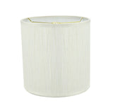 # 31222 Transitional Drum (Cylinder) Shaped Spider Construction Lamp Shade in Off White, 8" wide (8" x 8" x 8")