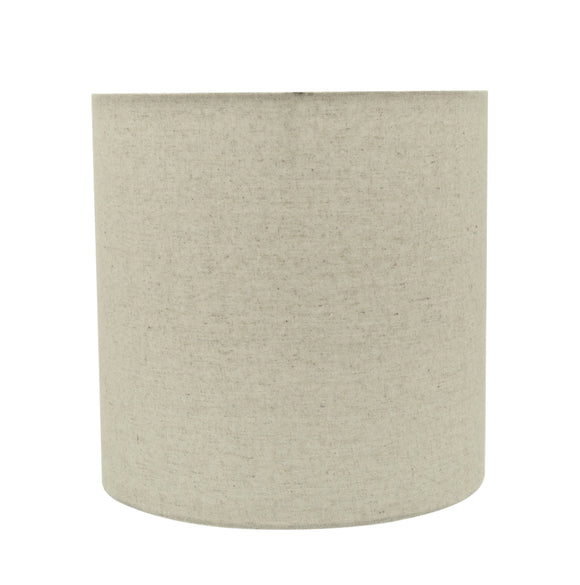 # 31226 Transitional Drum (Cylinder) Shaped Spider Construction Lamp Shade in Light Grey, 8