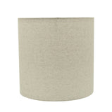 # 31226 Transitional Drum (Cylinder) Shaped Spider Construction Lamp Shade in Light Grey, 8" wide (8" x 8" x 8")