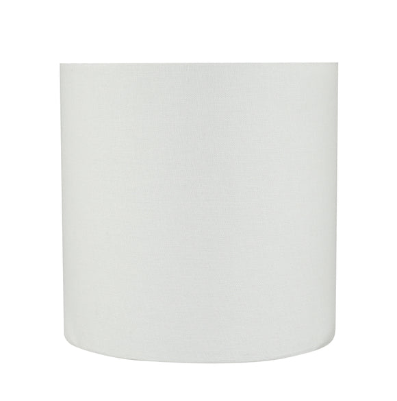 # 31227 Transitional Drum (Cylinder) Shaped Spider Construction Lamp Shade in White, 8