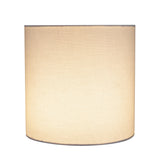 # 31227 Transitional Drum (Cylinder) Shaped Spider Construction Lamp Shade in White, 8" wide (8" x 8" x 8")