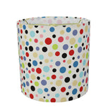 # 31229 Transitional Drum (Cylinder) Shaped Spider Construction Lamp Shade in White, 8" wide (8" x 8" x 8")