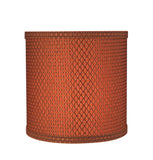 # 31233 Transitional Drum (Cylinder) Shape Spider Construction Lamp Shade in Brown, 8" wide (8" x 8" x 8")