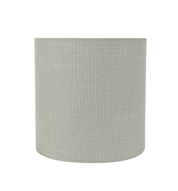 # 31236 Transitional Drum (Cylinder) Shape Spider Construction Lamp Shade in Grey, 8