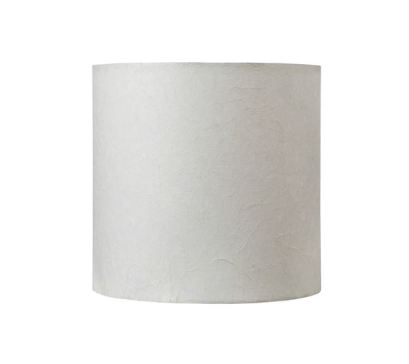 # 31240 Transitional Drum (Cylinder) Shape Spider Construction Lamp Shade in Off White, 8
