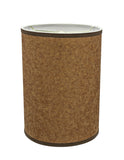 # 31258 Transitional Drum (Cylinder) Shaped Spider Construction Lamp Shade in Dark Brown, 8" wide (8" x 8" x 11")