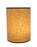# 31258 Transitional Drum (Cylinder) Shaped Spider Construction Lamp Shade in Dark Brown, 8" wide (8" x 8" x 11")