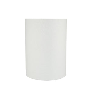 # 31261 Transitional Drum (Cylinder) Shaped Spider Construction Lamp Shade in White, 8" wide (8" x 8" x 11")