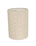 # 31262 Transitional Drum (Cylinder) Shaped Spider Construction Lamp Shade in Off White, 8" wide (8" x 8" x 11")