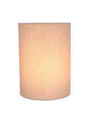 # 31262 Transitional Drum (Cylinder) Shaped Spider Construction Lamp Shade in Off White, 8" wide (8" x 8" x 11")
