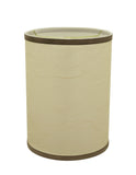 # 31270 Transitional Drum (Cylinder) Shaped Spider Construction Lamp Shade in Beige, 8" wide (8" x 8" x 11")