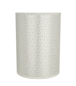 # 31273 Transitional Drum (Cylinder) Shape Spider Construction Lamp Shade in Ivory, 8" wide (8" x 8" x 11")