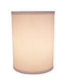 # 31279 Transitional Drum (Cylinder) Shaped Spider Construction Lamp Shade in White, 8" wide (8" x 8" x 11")