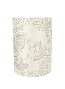 # 31280 Transitional Drum (Cylinder) Shape Spider Construction Lamp Shade in Off White, 8" wide (8" x 8" x 11")