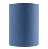# 31287 Transitional Drum (Cylinder) Shape Spider Construction Lamp Shade in Blue, 8" wide (8" x 8" x 11")
