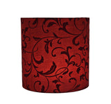 # 31311 Transitional  Drum (Cylinder) Shape Spider Construction Lamp Shade in Red, 10" wide (10" x 10" x 10")