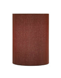 # 31400 Transitional Drum (Cylinder) Shape Spider Construction Lamp Shade in Brown, 8" wide (8" x 8" x 11")