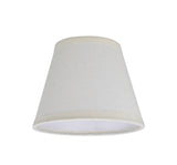 # 32001-X Small Hardback Empire Shape Mini Chandelier Clip-On Lamp Shade, Transitional Design, in Crème, 5" bottom width ( 3" x 5" x 4") Sold in 2, 5, 6 & 9 Packs