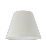 # 32005 Transitional Hardback Empire Shape Spider Construction Lamp Shade in Off White Fabric, 9" wide (5" x 9" x 7")