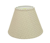 # 32008  Transitional Hardback Empire Shape Spider Construction Lamp Shade in Beige Textured Fabric, 12" wide (6" x 12" x 9")