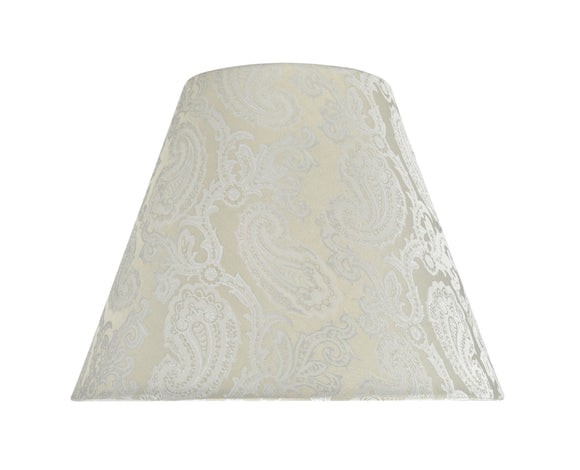 # 32011 Transitional Hardback Empire Shape Spider Construction Lamp Shade in Taupe with Design, 14