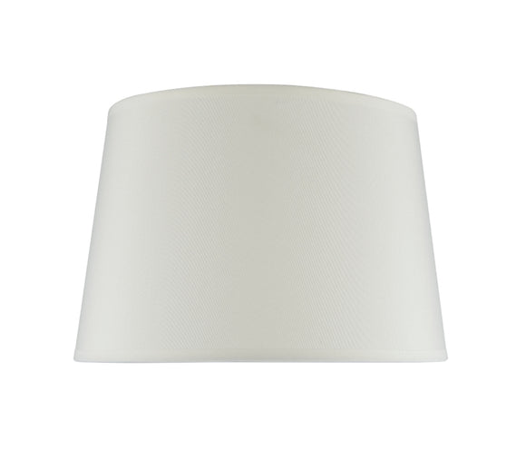 # 32015 Transitional Hardback Empire Shape Spider Construction Lamp Shade in Ivory Cotton Fabric, 12