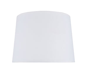 # 32020 Transitional Hardback Empire Shape Spider Construction Lamp Shade in White Linen, 16" wide (14" x 16" x 12")