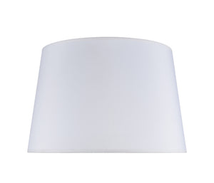 # 32025 Transitional Hardback Empire Shape Spider Construction Lamp Shade in White Fabric, 17" wide (14" x 17" x 11")