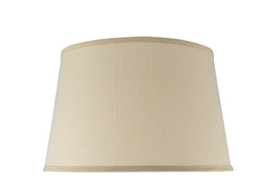 # 32026 Transitional Hardback Empire Shape Spider Construction Lamp Shade in Butter Crème, 17" wide (14" x 17" x 11")