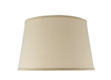 # 32026 Transitional Hardback Empire Shape Spider Construction Lamp Shade in Butter Crème, 17" wide (14" x 17" x 11")