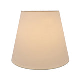 # 32027  Transitional Hardback Empire Shape Spider Construction Lamp Shade in Ivory Fabric, 18" wide (11" x 18" x 15")